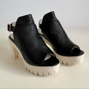 Chunky White Sole Platforms